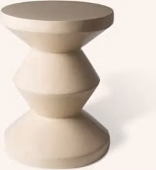 Stołek Zig Zag Polspotten w kolorze beige