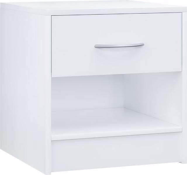 Szafka nocna Casaria Biała z szufladami W x S x G: 41 x 39 x 28 cm