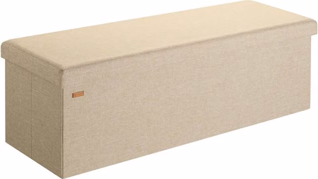 Rozkładana ława Casaria Beżowa MDF W x S x G: 115 x 38 x 38 cm